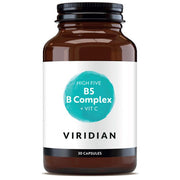 VIRIDIAN B-kompleks "High Five" + C-vitamiin - 30 kapslit