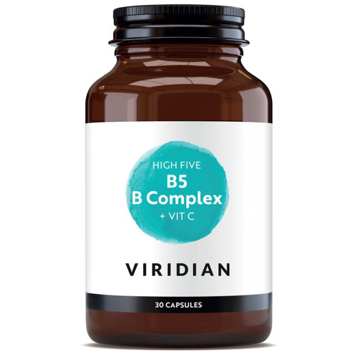 VIRIDIAN B-kompleks "High Five" + C-vitamiin - 30 kapslit