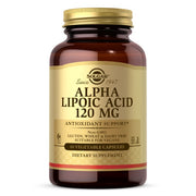 SOLGAR alfa-lipoehape 120 mg – 60 kapslit
