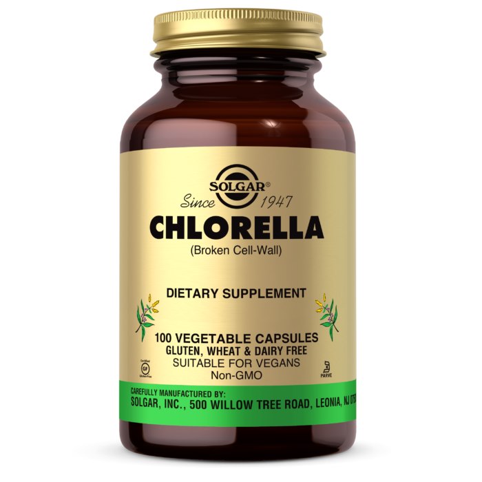 SOLGAR chlorella 520 mg – 100 kapslit