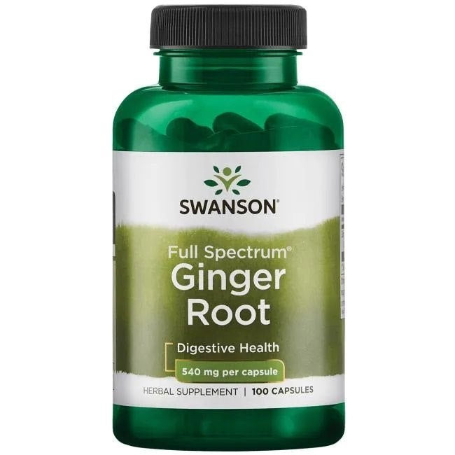 SWANSON Full Spectrum Ginger Root 540 mg (100 kaps.)
