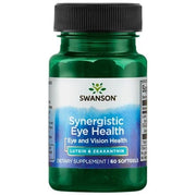 SWANSON Synergistic Eye Health – luteiin ja zeaksantiin – 60 kapslit