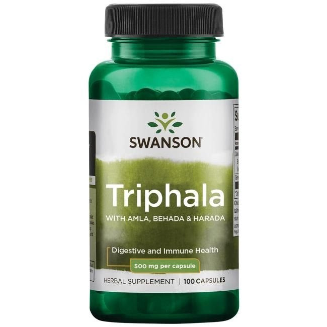 SWANSONi Trifala amla, behada ja haradaga 500 mg – 100 kapslit