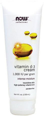 NOW Foods D-3 vitamiinikreem – 118 ml.