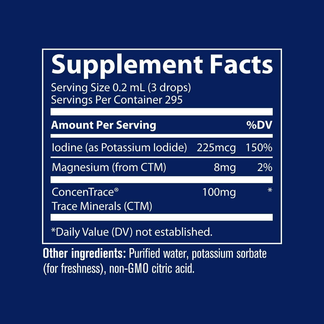 TRACE MINERALS iooniline jood – 59 ml