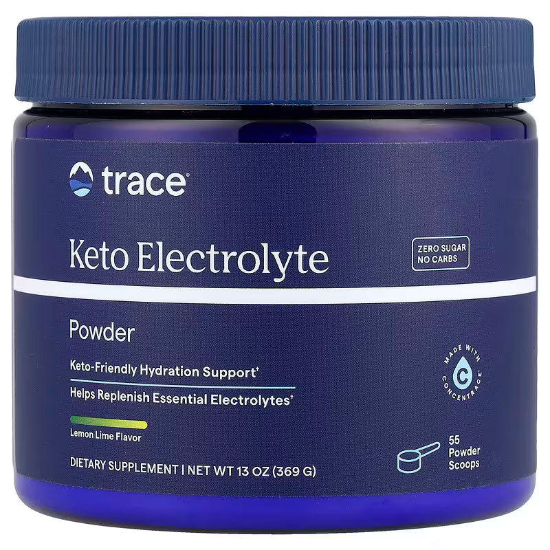 TRACE MINERALS ketoelektrolüütide pulber, sidruni-laimi maitsega - 369 g