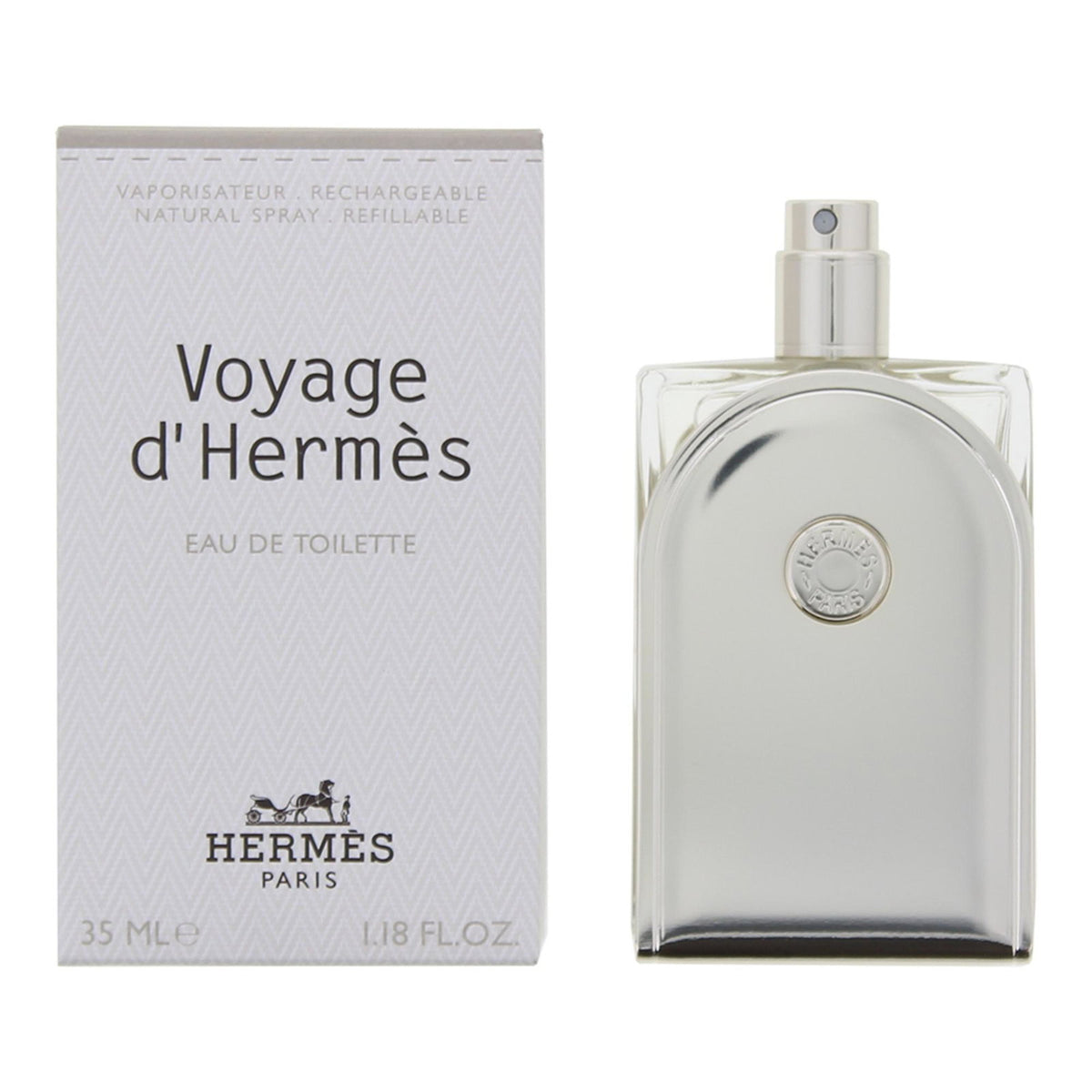 Hermes, Voyage d'Hermes, Eau De Toilette, Unisex, täidatav, 35 ml