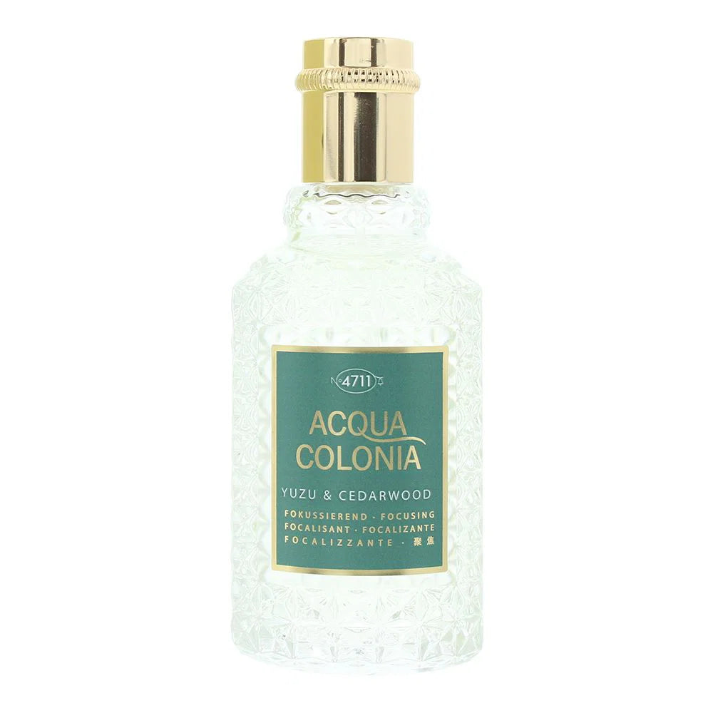 4711, Acqua Colonia Yuzu & Cedarwood, Eau De Cologne, Unisex, 50 ml