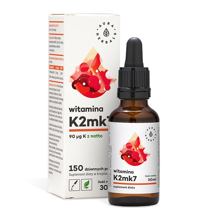 Aura Herbals vitamiini K2mk7 tilgad – 30 ml