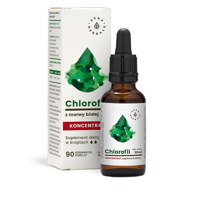Aura Herbals valge mooruspuu klorofülli tilgad – 30 ml