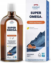 Osavi Super Omega (mere) 2900 mg Omega 3 - 250 ml sidrunimaitseline