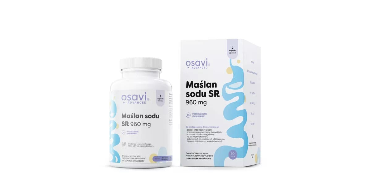 Osavi naatrium-butüraat SR 960 mg - 60 kapslit