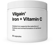 VILGAIN raud + C-vitamiin – 90 kapslit