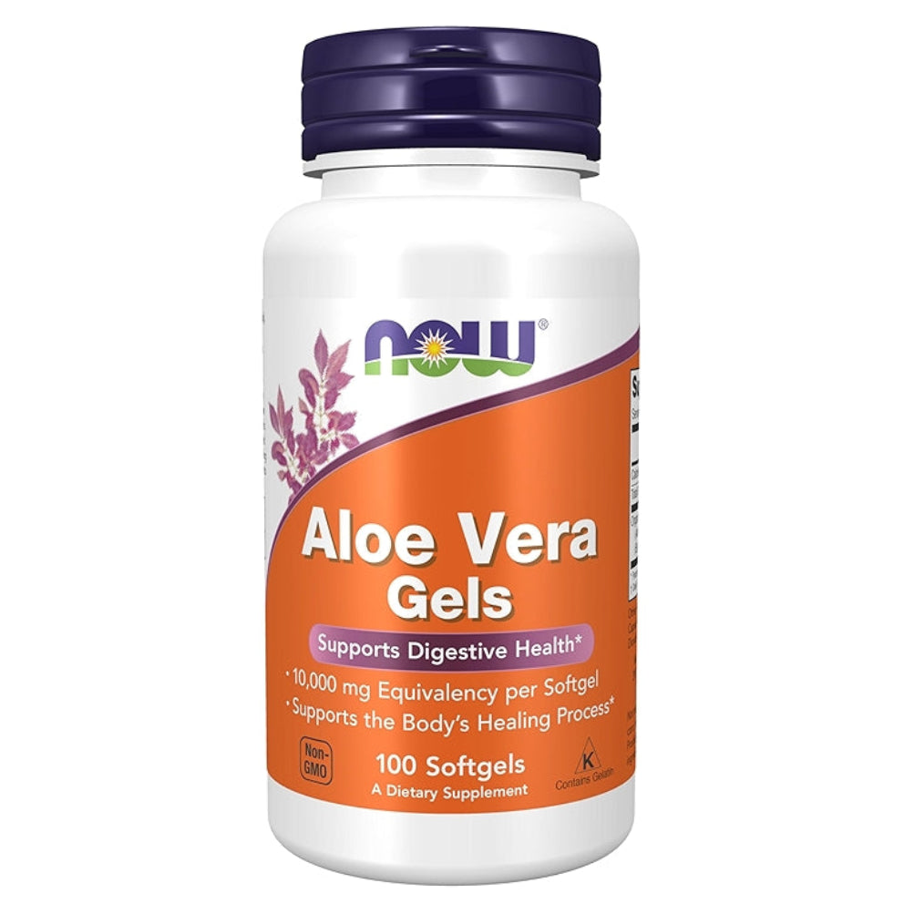 NOW FOODS Aloe Vera geelid 10000 mg – 100 kapslit