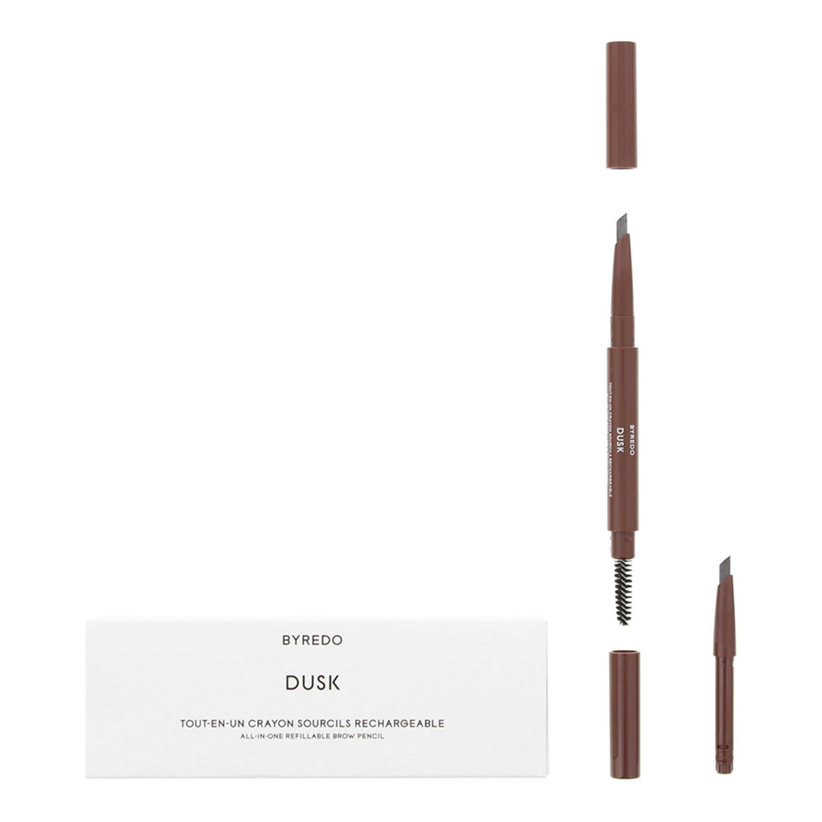 Byredo, All-In-One, Long-Lasting, Eyebrow Cream Pencil & Brush 2-In-1, 03, Dusk, 2.8 g