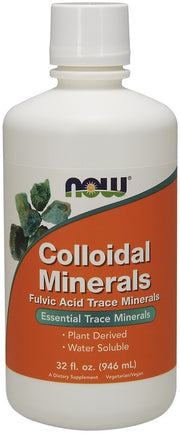 NOW Foods kolloidsed mineraalid, vaarika maitsega – 946 ml.