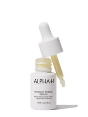 Alpha H, Midnight Reboot, Exfoliating & Brightening, Night, Serum, For Face, 10 ml *Miniature