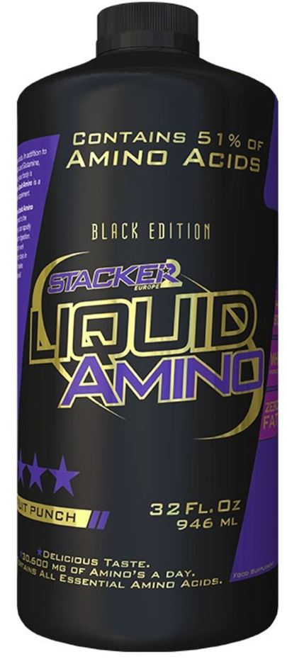 Stacker2 Europe Liquid Amino, oranž – 946 ml.