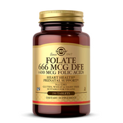 SOLGAR foolhape 666 mcg DFE (Metafolin® 400 mcg) – 250 tabletti