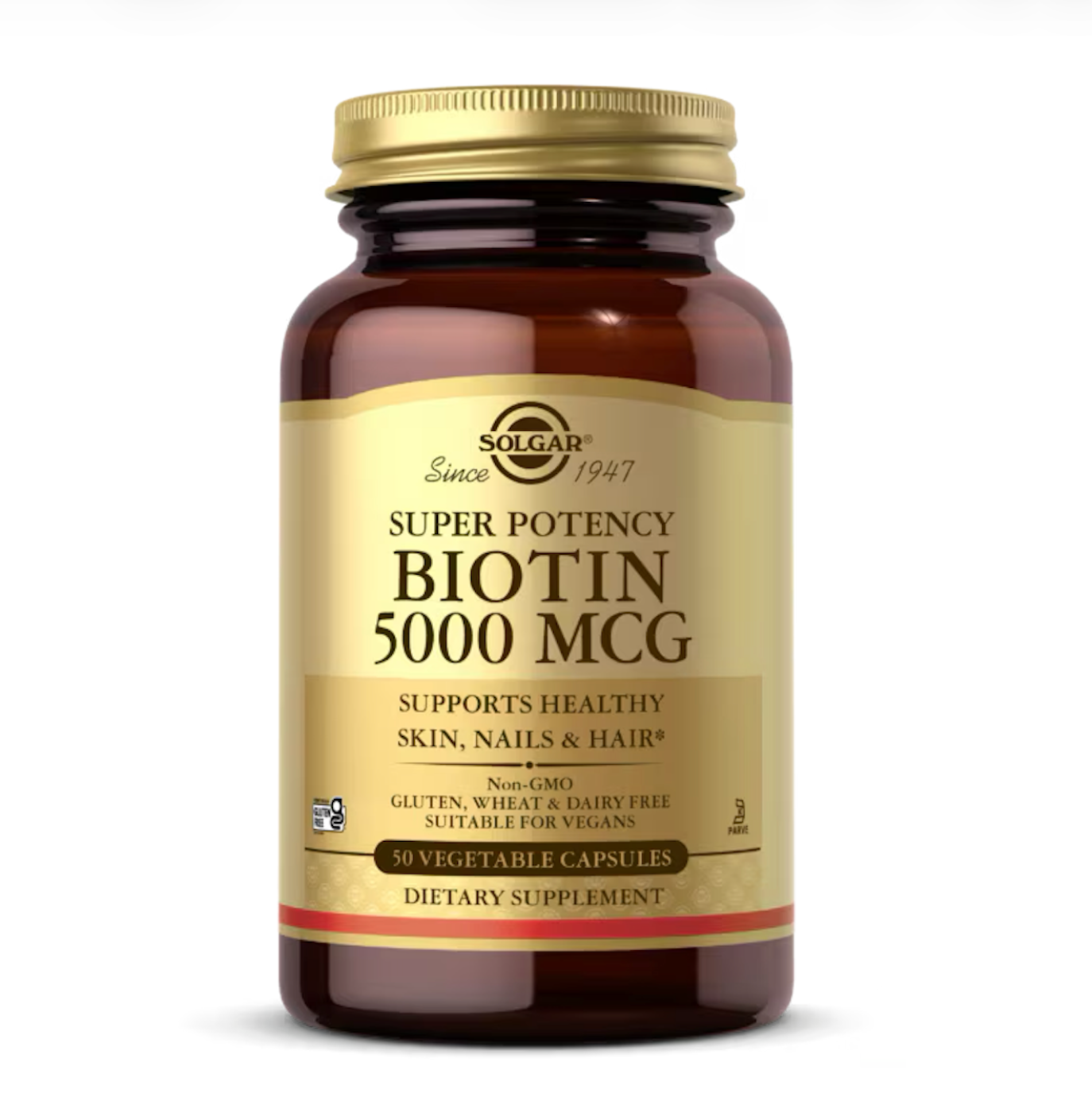 SOLGAR Biotiin 5000 mcg – 50 kapslit