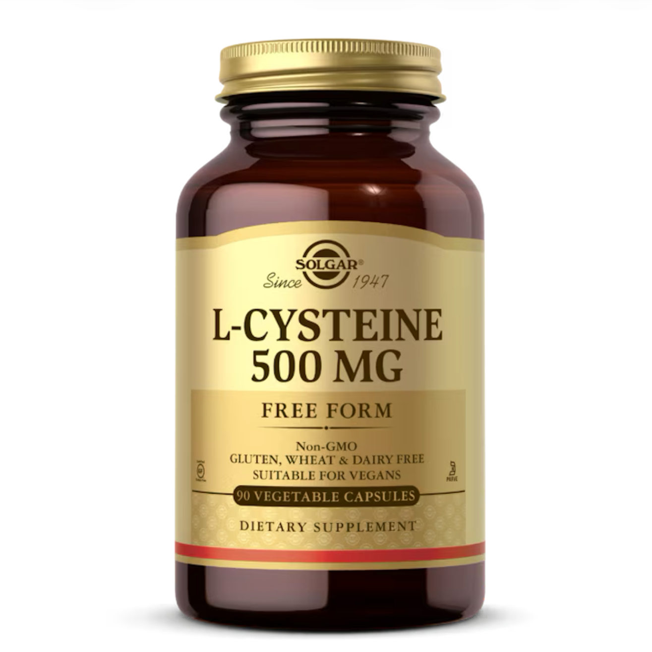 SOLGAR L-tsüsteiin 500 mg – 90 kapslit