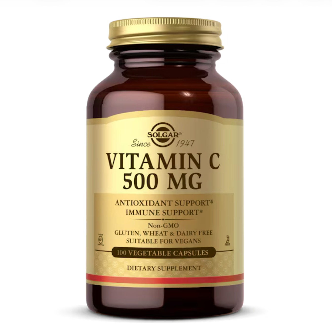 SOLGAR C-vitamiin 500 mg – 100 kapslit