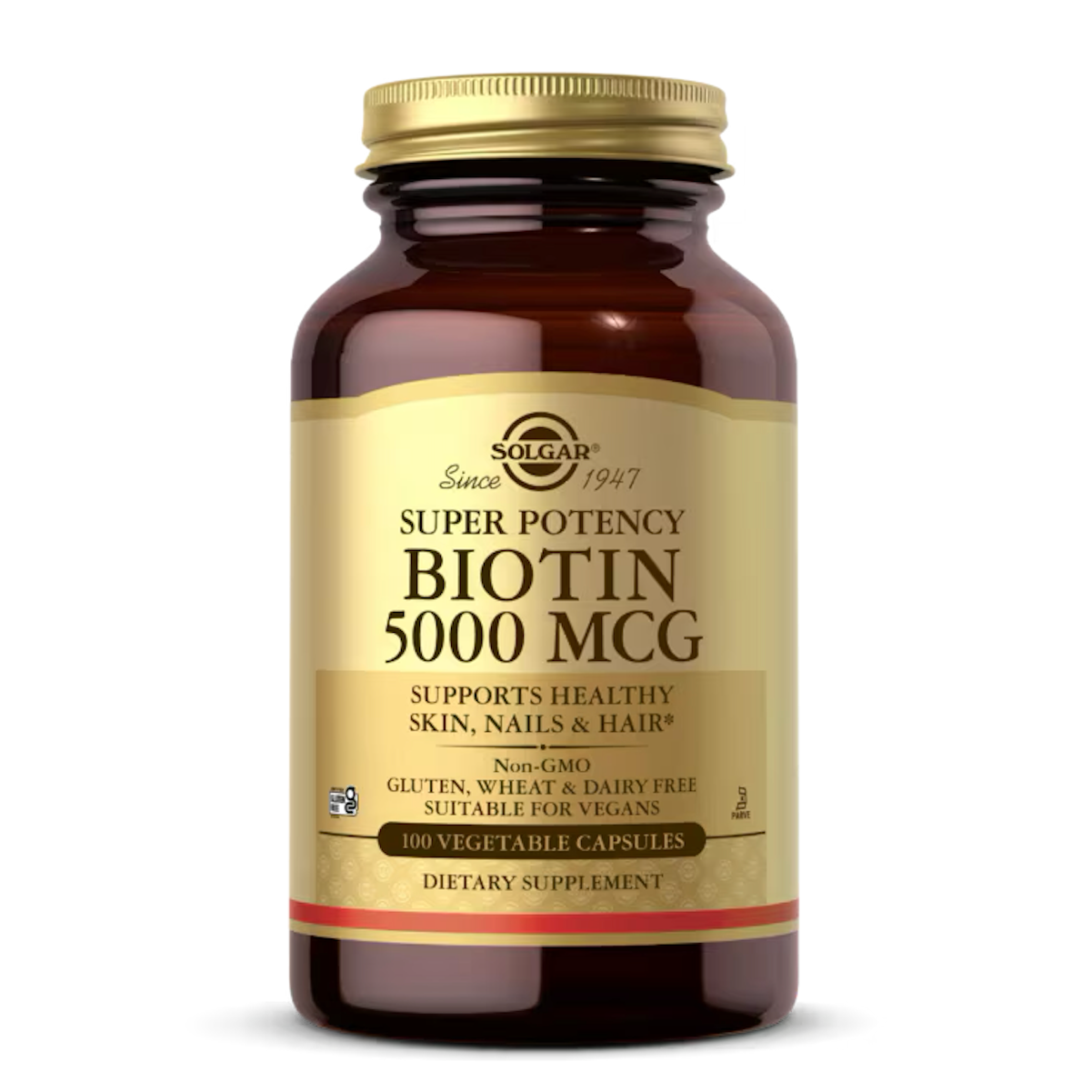 SOLGAR biotiin 5000 mcg – 100 kapslit