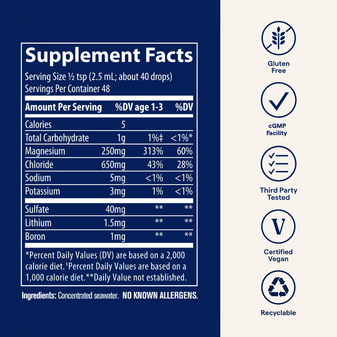 TRACE MINERALS ConcenTrace® 72+ ioniseeritud mere mineraalid - 118 ml