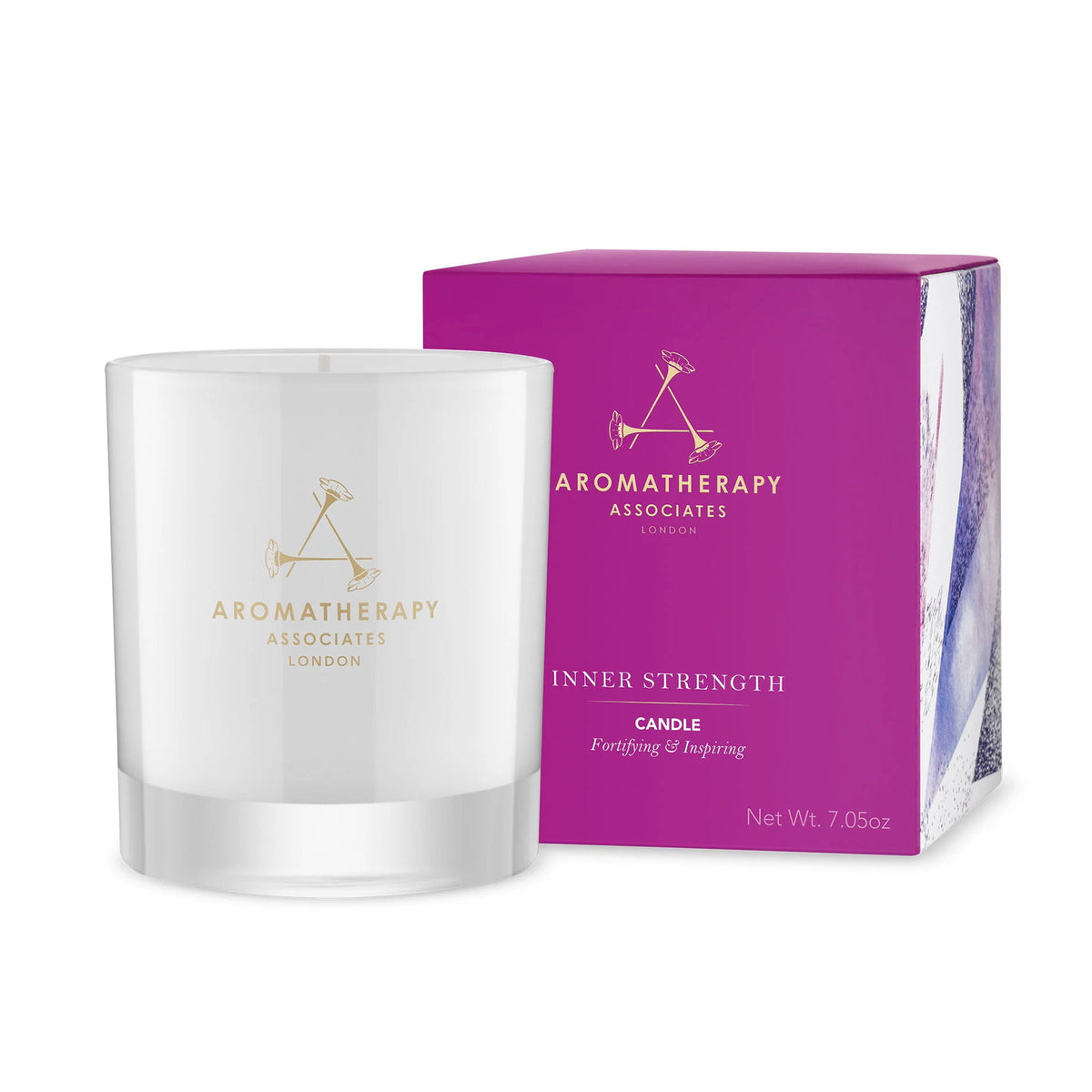 Aromatherapy Associates, vidinė stiprybė, smilkalai ir kardamonas, kvapioji žvakė, 200 g