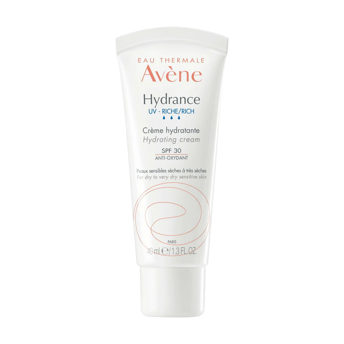 Avène Hydrance Rich Hydrating Cream SPF30 niisutav näokreem, 40 ml