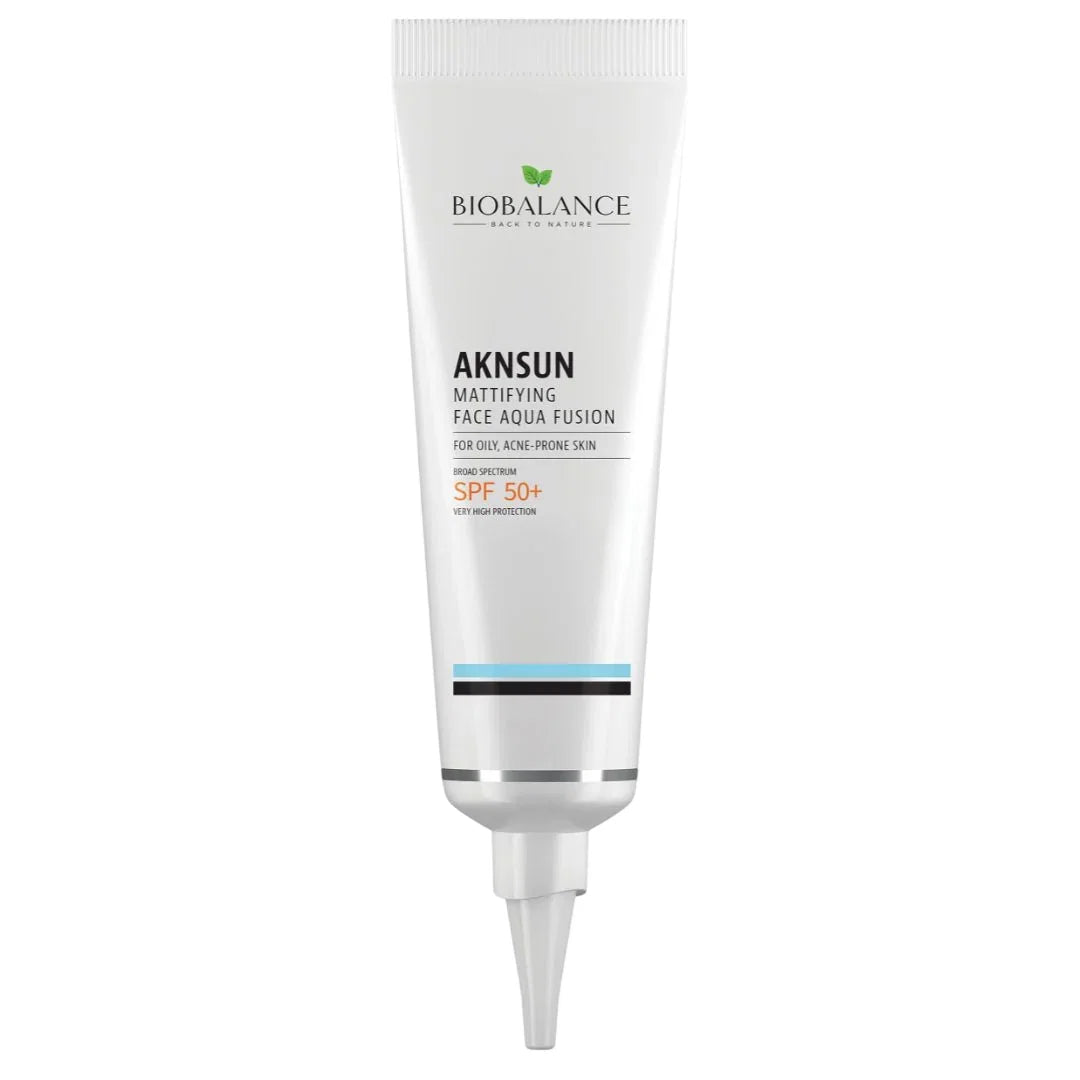 Bio Balance, Aknsun, Mattifying & Protecting, Before Sun Exposure, Cream, For Face, SPF 50+, 40 ml