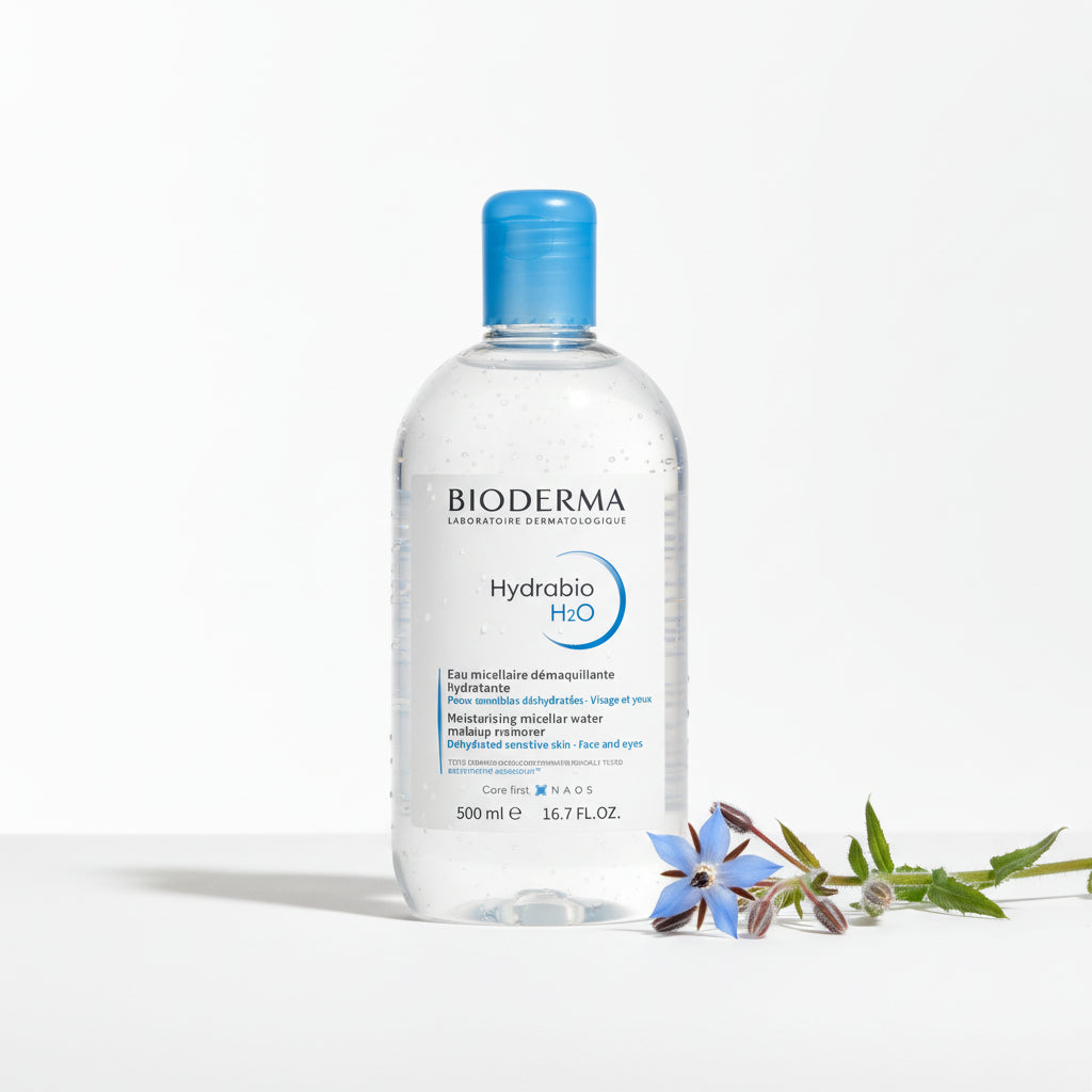 Bioderma Hydrabio H2O puhastav mitsellaarvesi tundlikule ja kuivale nahale, 500 ml
