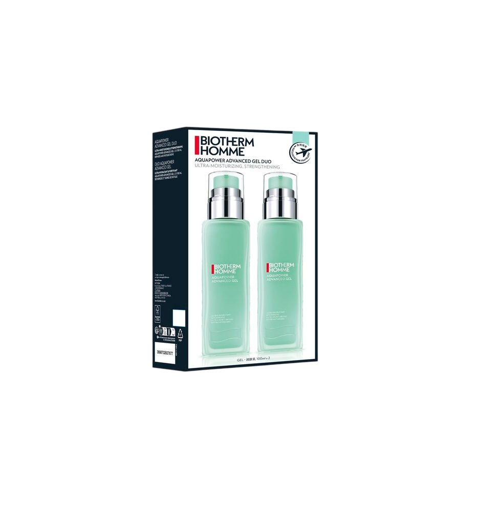 Biotherm, Aquapower, Ultra-Moisturising, Daily, Gel Cream, For Face, 2 pcs, 100 ml