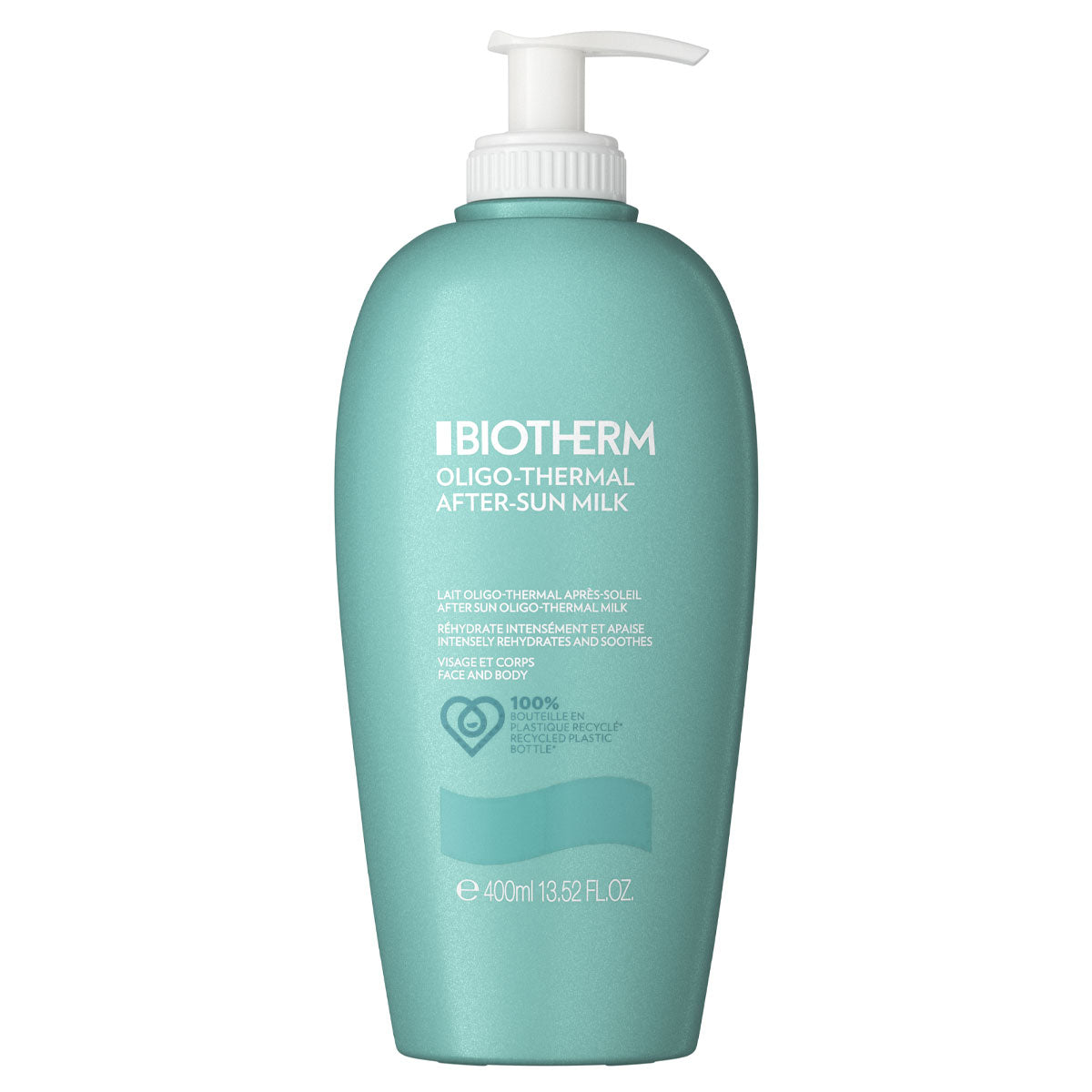 Biotherm Oligo Thermal drėkinamasis ir raminamasis pienelis po saulės, 400 ml