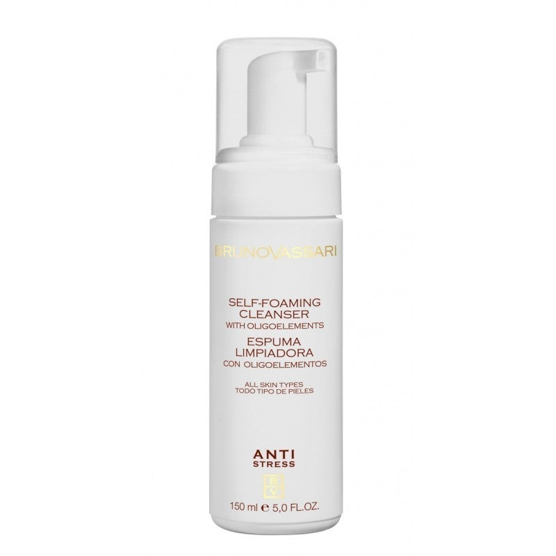 Bruno Vassari, Anti Stress, Magnesium, Eliminates Impurities, Cleansing Foam, 150 ml