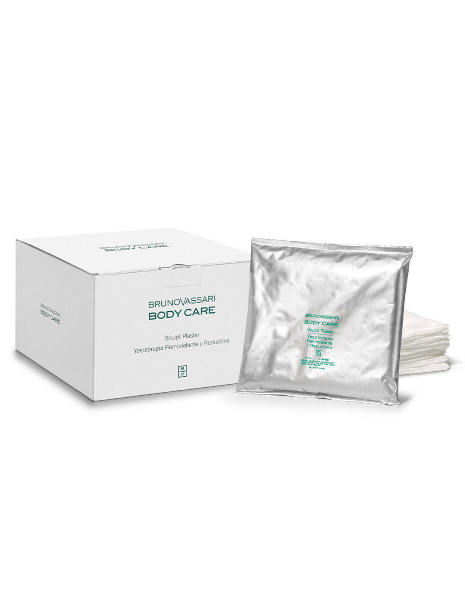 Set, Bruno Vassari, Body Care, Cosmetic plaster, Firmness + Body Remodeling, Body Powder Mask, 4 pcs, 440 g