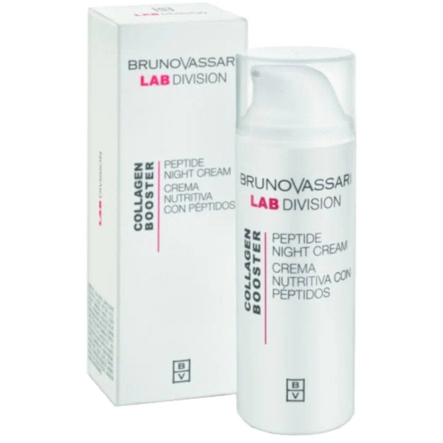 Bruno Vassari, Lab Division, Peptides, Anti-Ageing, Night, Cream, For Face, 50 ml