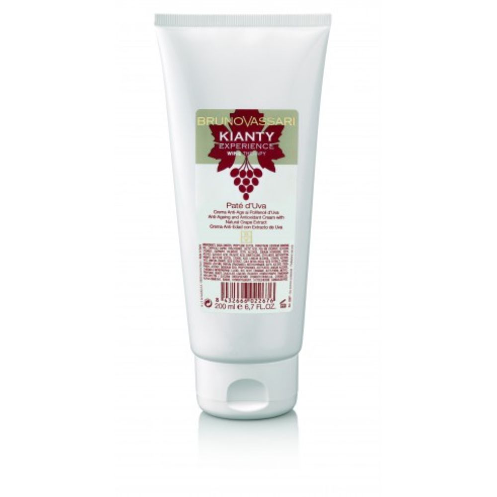 Bruno Vassari, Kianty Experience, Grape, Anti-Ageing, Cream, For Face & Neck, 200 ml