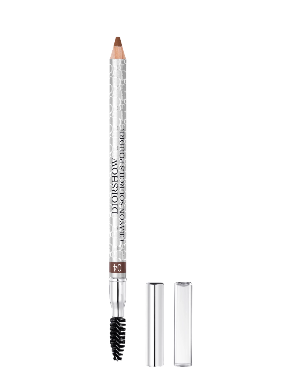 Christian Dior, Diorshow, Waterproof, Double-Ended, Eyebrow Cream Pencil & Brush 2-In-1, 04, Auburn, 1.19 g