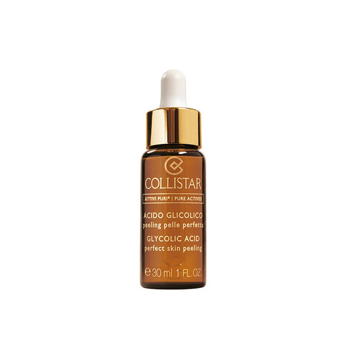 Collistar, Pure Actives, Glycolic Acid, Peeling, Night, Serum, For Face & Neck, 30 ml *Tester