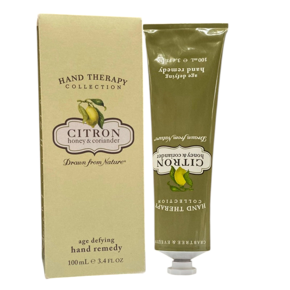 Crabtree & Evelyn, Citron, Honey & Coriander, Age-Defying, Hand Cream, 100 g
