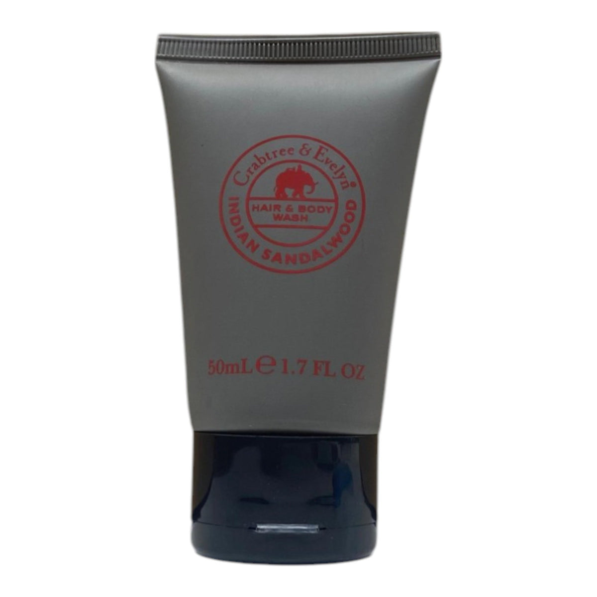 Crabtree & Evelyn, Indian Sandalwood, Shower Gel & Shampoo 2-In-1, 50 ml