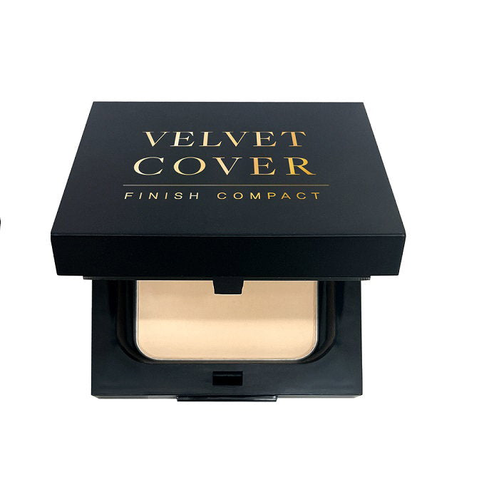 Dr. Hedison, Velvet Cover Finish Compact, Matte, Compact Powder, 21, Light Beige, 14 g