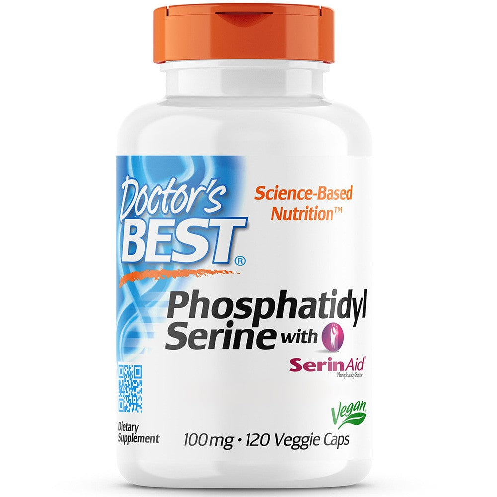Doctor's Best fosfatidüülseriin 100 mg – 120 kapslit