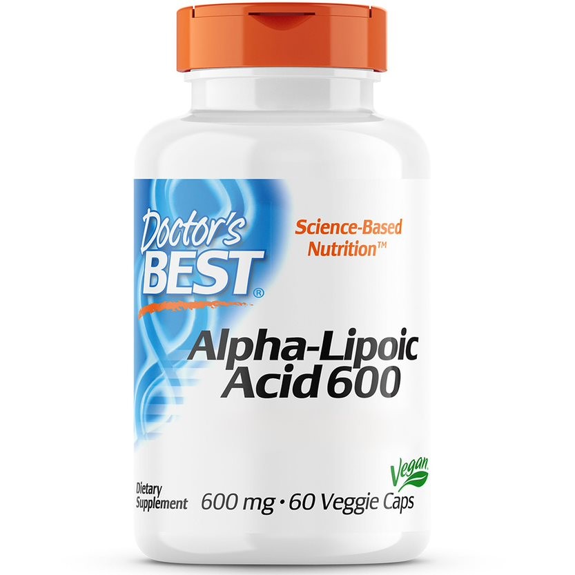 Doctor's Best alfa-lipoehape 600 mg – 60 kapslit