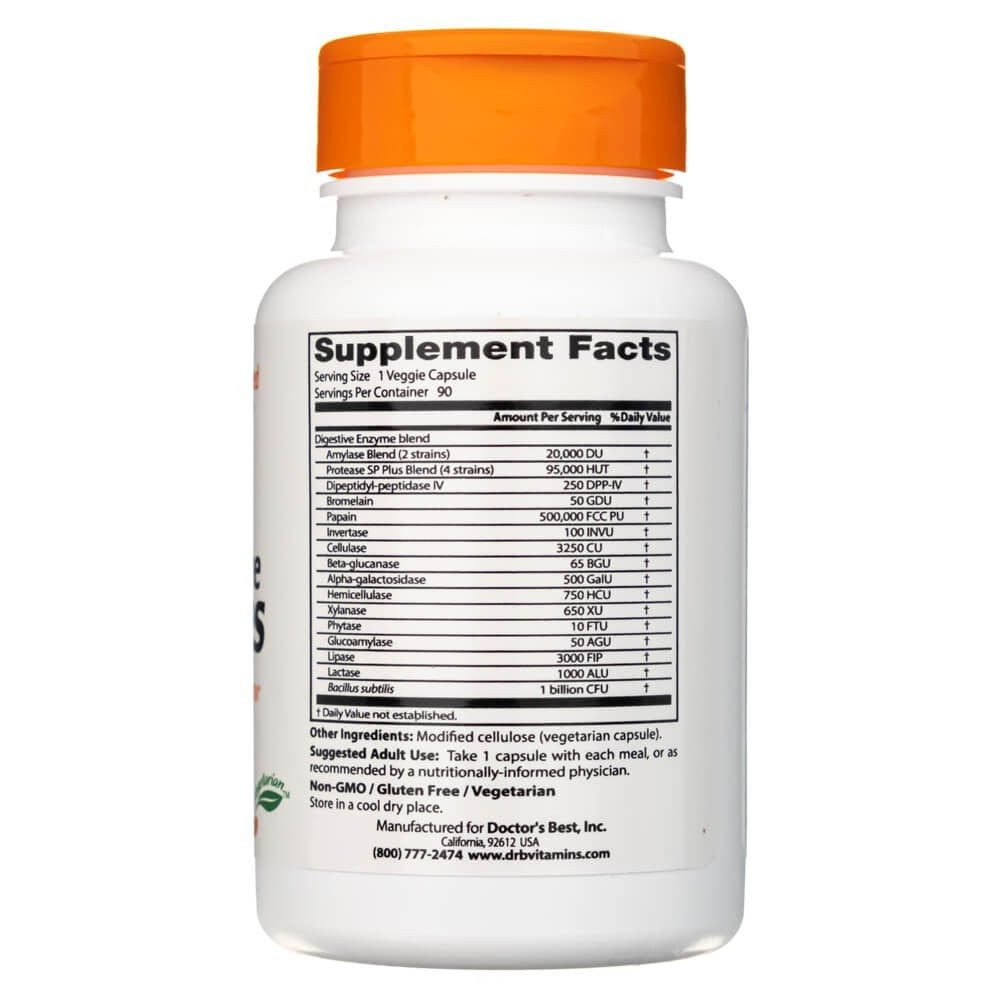 Doctor's Best seedeensüümid – 90 kapslit