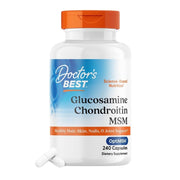Doctor's Best glükoosamiin, kondroitiin ja MSM koos OptiMSM-iga – 240 kapslit