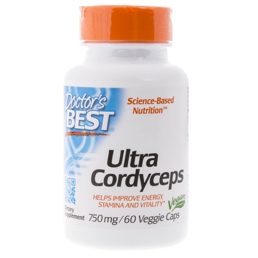 Doctor's Best Ultra Cordyceps 750 mg – 60 kapslit