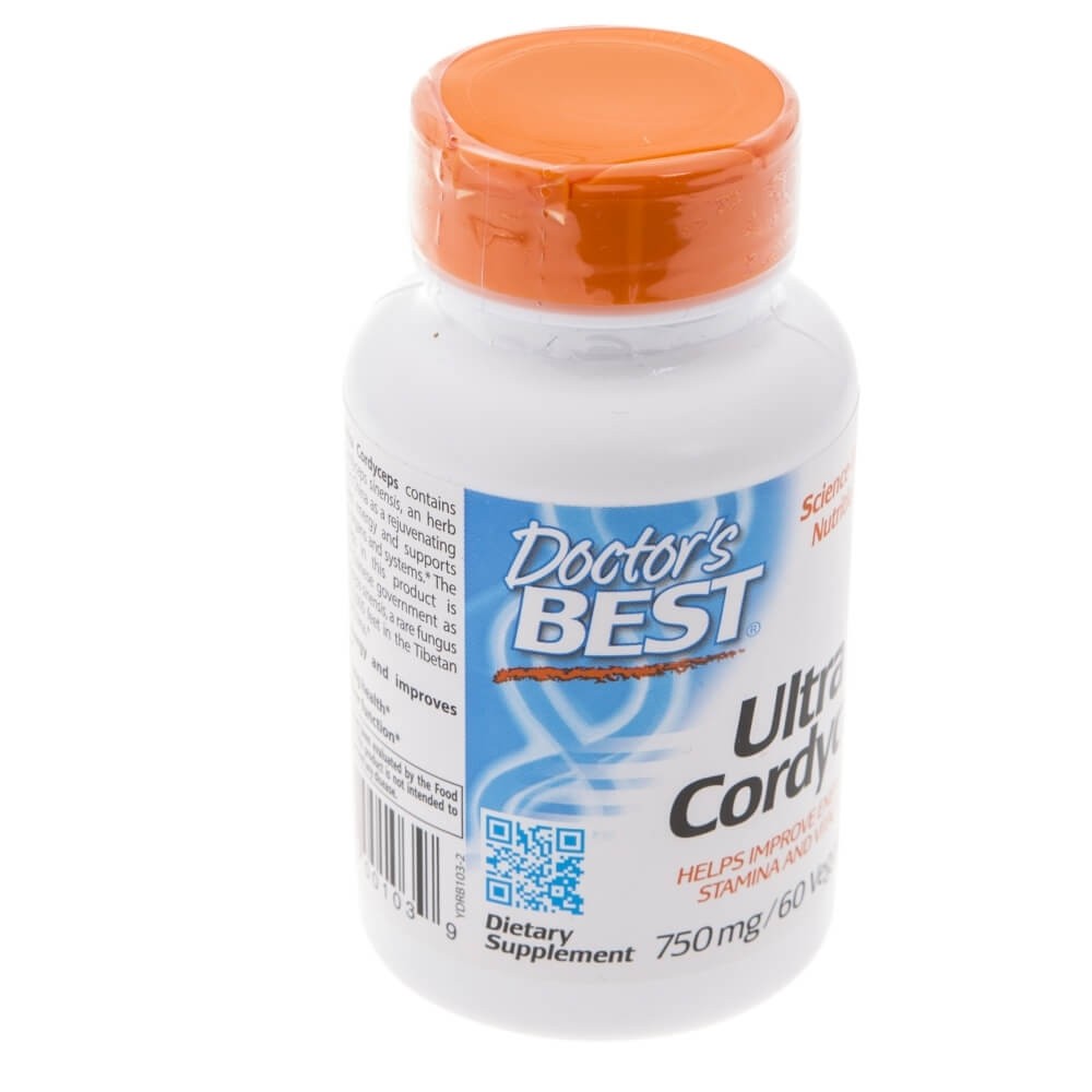 Doctor's Best Ultra Cordyceps 750 mg – 60 kapslit