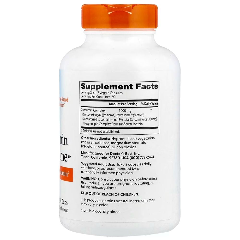 Doctor's Best kurkumiini fütosoomid Merivaga 500 mg – 60 kapslit